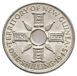 obverse: NUOVA GUINEA - George VI - Shilling 1945