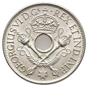 reverse: NUOVA GUINEA - George VI - Shilling 1945