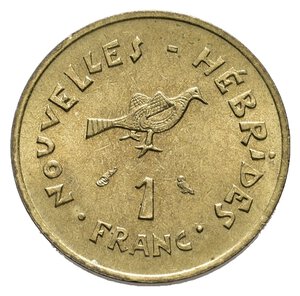 obverse: NUOVE EBRIDI - 1 Franc 1970