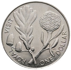 obverse: NEW ZEALAND - Elisabetta II  - 1 Dollar 1981