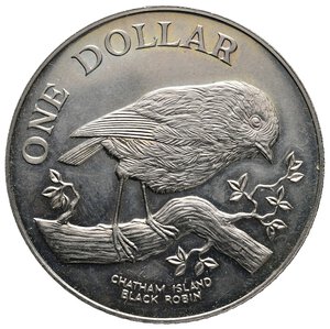 obverse: NEW ZEALAND - Elisabetta II  - 1 Dollar 1984