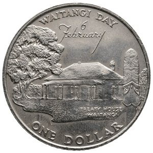 obverse: NEW ZEALAND - Elisabetta II  - 1 Dollar 1977