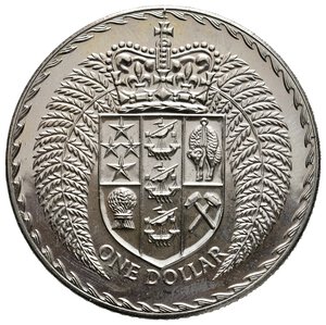 obverse: NEW ZEALAND - Elisabetta II  - 1 Dollar 1979