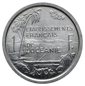 obverse: OCEANIA FRANCESE - 1 Franc 1949 FDC