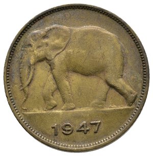 obverse: CONGO BELGA - 5 Francs 1947