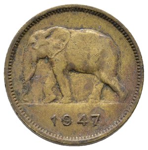 obverse: CONGO BELGA - 2 Francs 1947