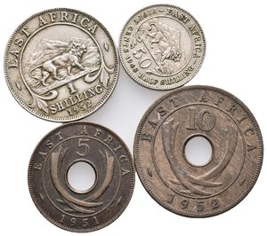 obverse: EAST AFRICA - Lotto monete