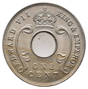 reverse: EAST AFRICA E UGANDA  - Edward VII - 1 Cent 1909