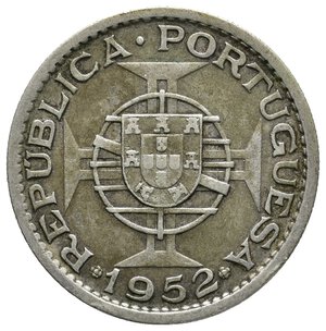 reverse: GUINEA - 20 escudos argento 1952
