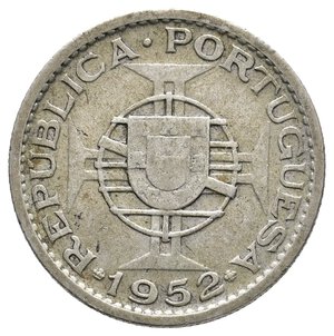 reverse: MOZAMBICO - 10 Escudos argento 1952