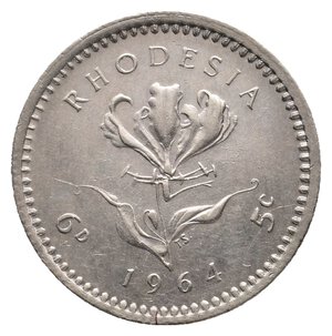 obverse: RODESIA - 5 Cents 1964