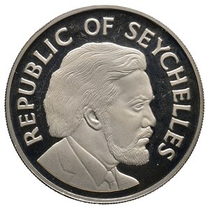 reverse: SEYCHELLES - 1 Rupee 1976 PROOF