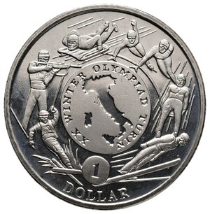 obverse: SIERRA LEONE - 1 Dollar Olimpiadi invernali