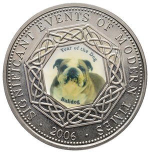 obverse: SOMALIA - 1 Dollar 2006 Year of the dog , Colorata