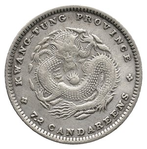 obverse: CINA - Kwang Tung - 10 Cents argento 1890-1908