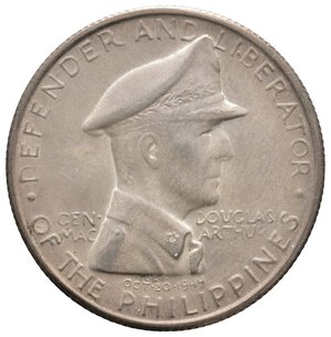 reverse: FILIPPINE - 1 Peso argento 1947