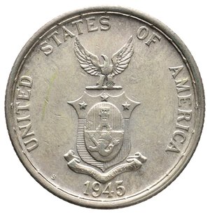 reverse: FILIPPINE - 50 Centavos argento 1945
