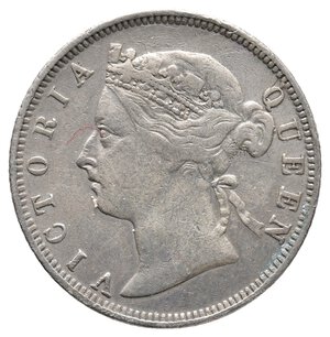 reverse: HONG KONG - Victoria queen - 20 Cents argento 1894