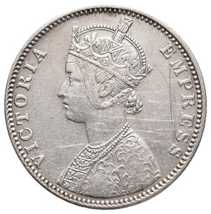 reverse: INDIA - Colonia Britannica - Victoria queen - Rupia argento 1901