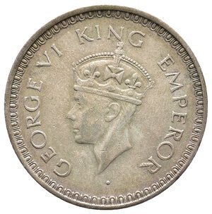 reverse: INDIA - Colonia Britannica - George VI - Rupia argento 1943