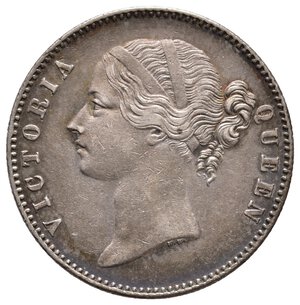 reverse: INDIA - Colonia Britannica EAST INDIA  - Victoria queen - Rupia argento 1840