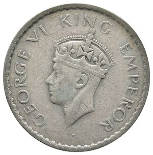 reverse: INDIA - Colonia Britannica - George VI - Rupia argento 1940
