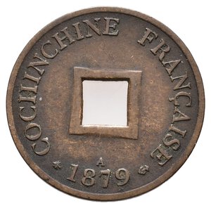 obverse: INDOCINA FRANCESE - Sapeque 1879