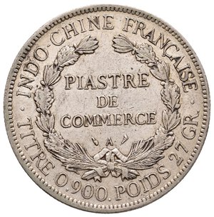 obverse: INDOCINA FRANCESE - Piastre de Commerce argento 1904