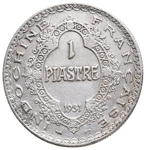 obverse: INDOCINA FRANCESE - Piastre argento 1931 , tracce di Pulizia