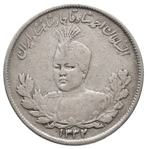 obverse: IRAN - 2000 Dinars argento AH1332 (1913)