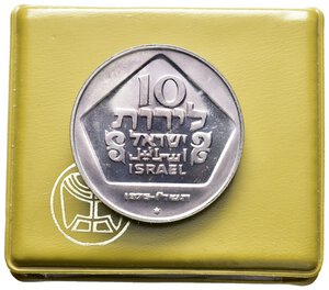 obverse: ISRAELE - 10 Lirot argento 1975