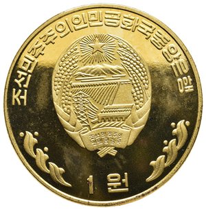 reverse: KOREA -NORD - 1 Won 2003