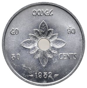 obverse: LAOS - 50 Cents 1952