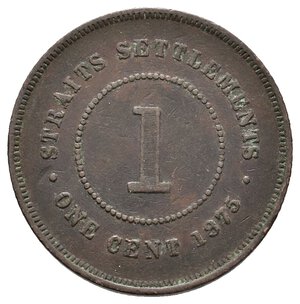 obverse: STRAITS SETTLEMENTS -Victoria queen - 1 Cent 1875
