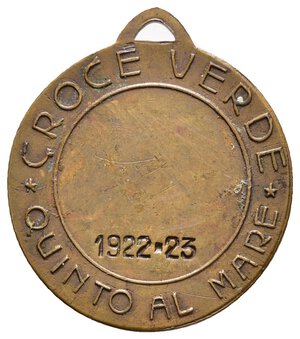 reverse: Medaglia Croce Verde - diam.25 mm