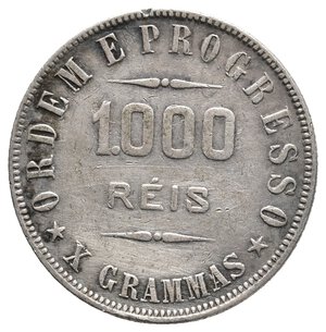 obverse: BRASILE - 1000 Reis argento 1911