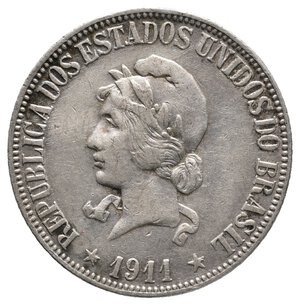 reverse: BRASILE - 1000 Reis argento 1911
