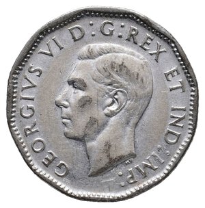 reverse: CANADA - George VI - 5 Cents 1945