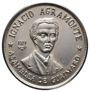 obverse: CUBA - 1 Peso 1977 Agramonte