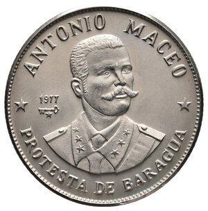 obverse: CUBA - 1 Peso 1977 Maceo