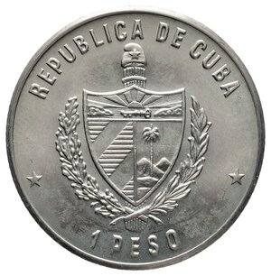reverse: CUBA - 1 Peso 1981 Fauna Cubana