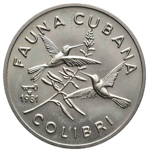obverse: CUBA - 1 Peso 1981 Fauna Cubana