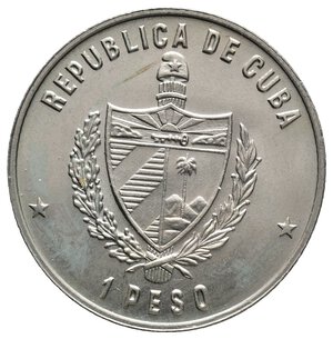 reverse: CUBA - 1 Peso 1981 Fauna Cubana