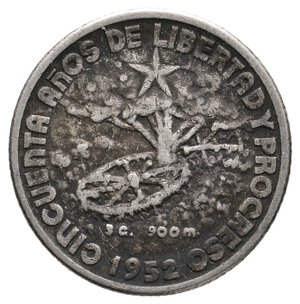 reverse: CUBA - 20 Centavos argento 1952
