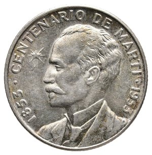 obverse: CUBA - 25 Centavos argento 1953