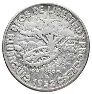 obverse: CUBA - 50 Centavos argento 1952