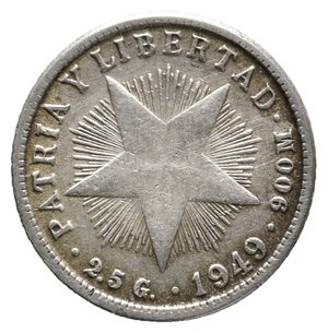 obverse: CUBA - 10 Centavos argento 1949