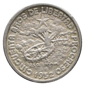reverse: CUBA - 10 Centavos argento 1952