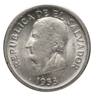 obverse: EL SALVADOR - 25 Centavos argento 1953 FDC