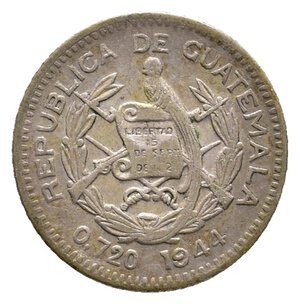 reverse: GUATEMALA - 5 Centavos argento 1944